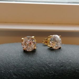 Giani Bernini Cubic Zirconia 18K Gold Earrings